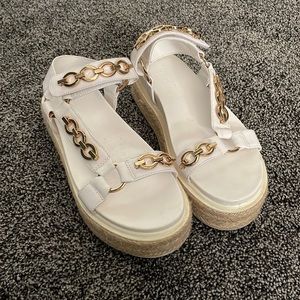 Cute Karl Lagerfeld platform Sandles